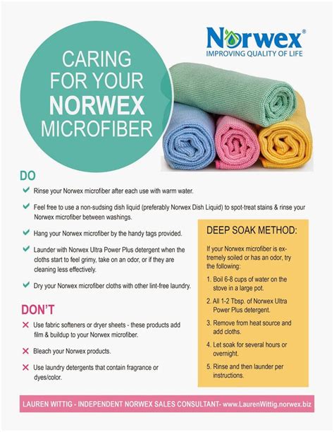 Caring For Your Microfiber Cloths Is Easy But There Are A Few Dos And