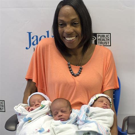 seeing triplets 47 year old woman gives birth to triplets after naturally conceiving and calling it