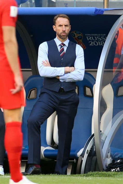 Samara Russia July 7 Coach Of England Gareth Southgate During The