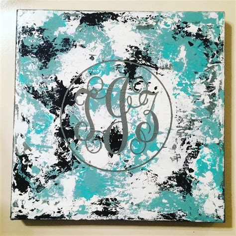 Monogram Painting I Personally Painted This For A Customer Monogram