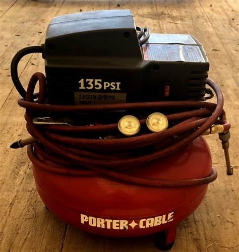 Porter Cable Air Compressor 135 Psi 6 Gallon 2 Hp Peoria Classifieds