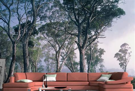 Wallpaper For Bedroom Walls Customize 3d Photo Mural Forest Scenery