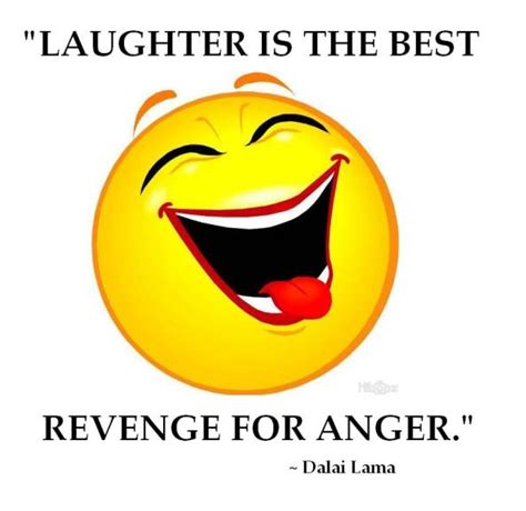 Laughter Is The Best Revenge For Anger ~ Laughter Quote