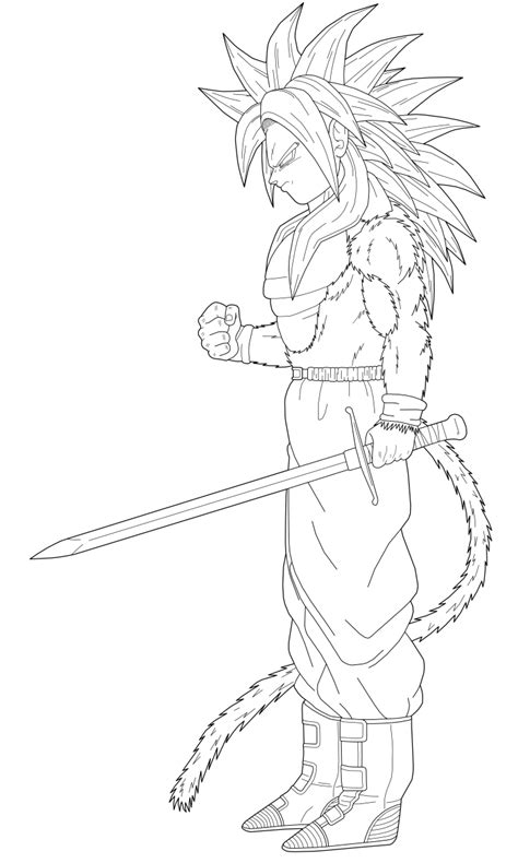 Goku Ssj Coloring Pages Clip Art Library