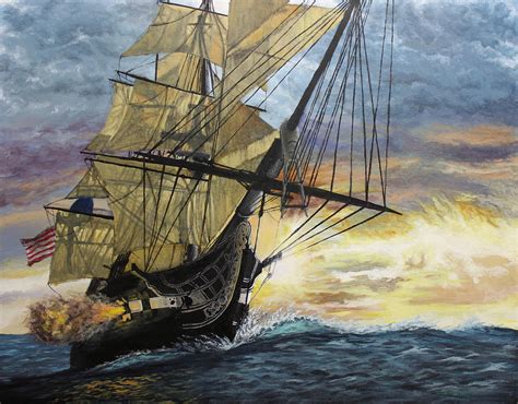Uss Constitution Ship Painting
