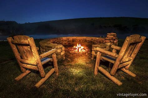 The shape makes this chair from lakeland mills one of the most comfortable ones on this list, making it perfect to spend the night by your fire pit. 30 Red-hot Ideas for Your Backyard Fire Pit Design