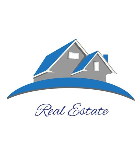 Townhouses Real Estate Logo Vector — Stock Vector