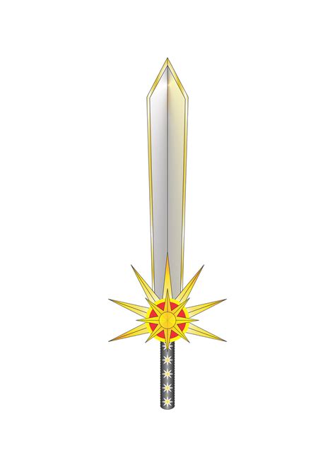 Sword Sun Blade Free Vector Graphic On Pixabay