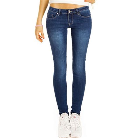 Be Styled Low Waist Hüftjeans Hose Röhrenjeans Skinny Power Strecht Pushup Damen J29l 2