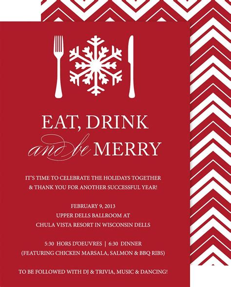 Formal Christmas Party Invitation Wording Holiday Party Invite Free