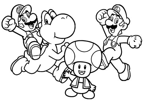Deviantart is the world's largest online social community for artists and art enthusiasts what do you use to color and outline? Super Mario Coloring Pages: Mario Brothers (2020) » Print Color Craft