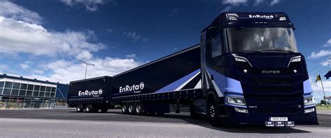 ETS2 - VTC EnRuta Trans Skins V1 (1.37.x) | Euro Truck Simulator 2 | Mods.club