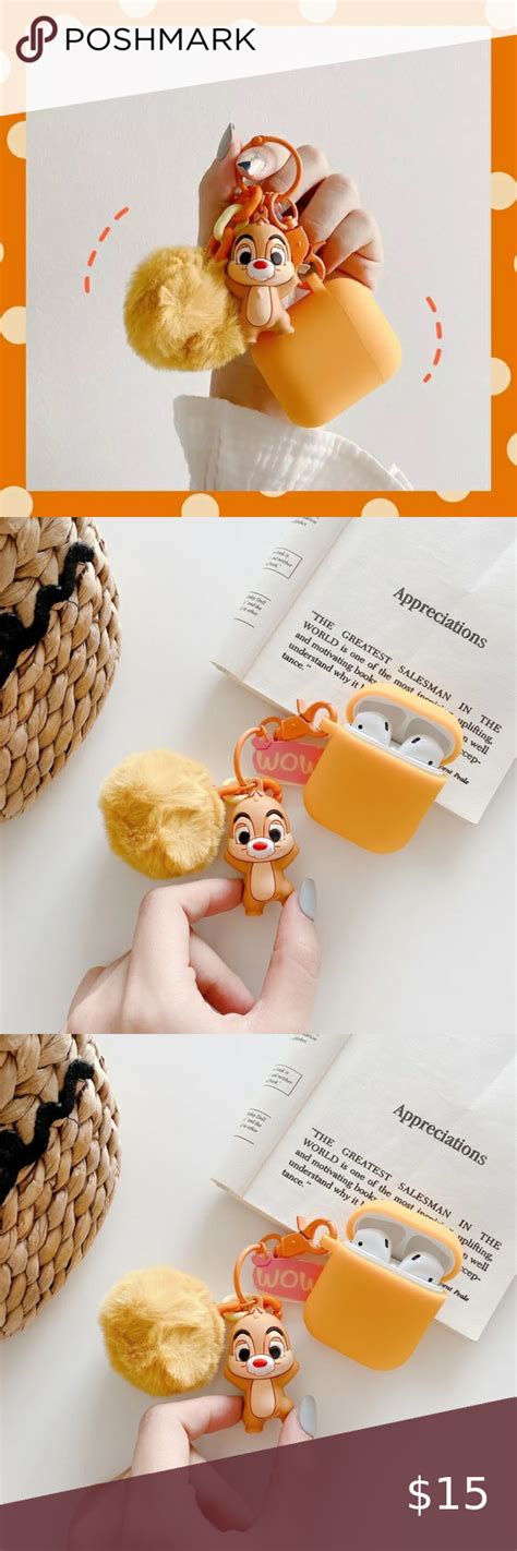 Cartoon Airpods Case New In 2022 Cartoon Chip And Dale Phone Case