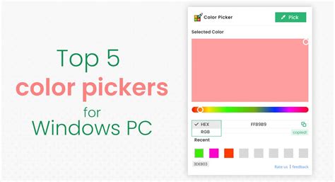 Top 5 Color Picker For Windows In 2022