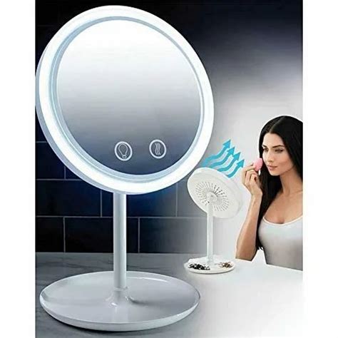 Polished Round Fan And Light Mirror For Household At Rs 390 In Delhi
