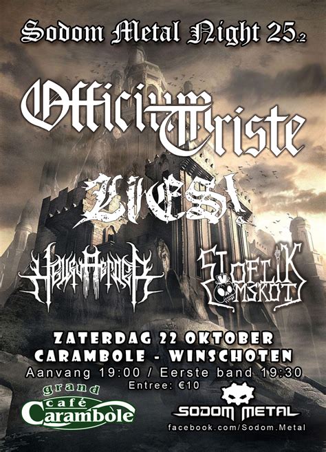 Sodom Metal Night 25.2! - Grand Café Carambole