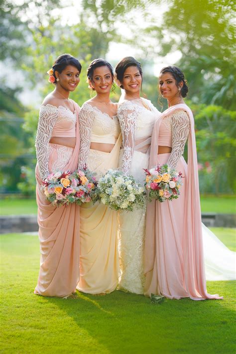 Rose Gold Modern Kandyan Bridal Saree Designs