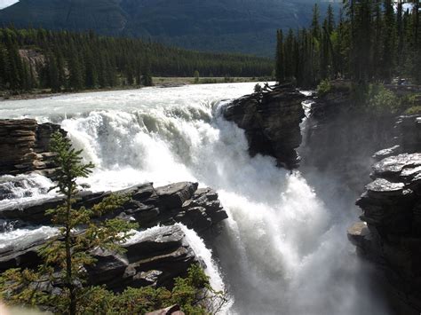 Athabasca Falls Beautiful Places On Earth Jasper National Park