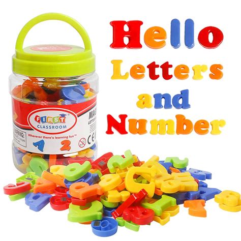 Buy Magnetic Letters Alphabet Numbers Plastic Abc 123 Fridge