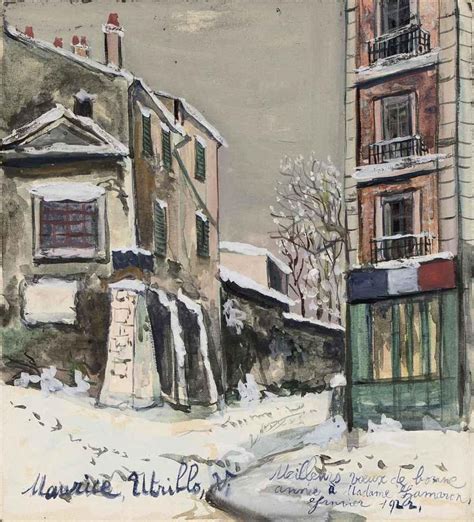 Maurice Utrillo Cabaret De La Belle Gabrielle à Montmartre 1922