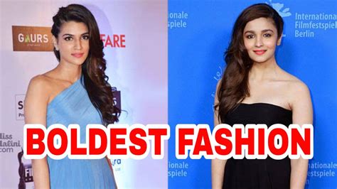 Kriti Sanon And Alia Bhatts Top 5 Boldest Statements That Catch Your