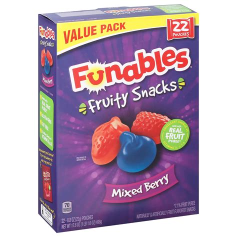 Funables Mixed Berry Fruit Snacks Shop Fruit Snacks At H E B