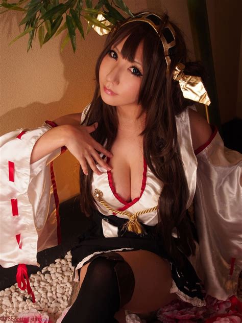 Saku S Kongou Cosplay Will Make You Scream Burning Love Haruhichan