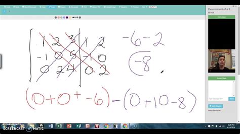 I have a midterm tomorrow and i find i'm quite slow at finding the determinant of a 3x3 matrix. Determinant of a 3x3 matrix using Augmented Matrices - YouTube