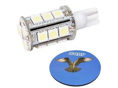 Hqrp T10 Wedge Base 18 Leds Smd Led Bulb Warm White For W5w 147 152 158