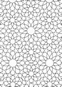 Traditional Islamic Mosaic coloring page | Free Printable Coloring Pages