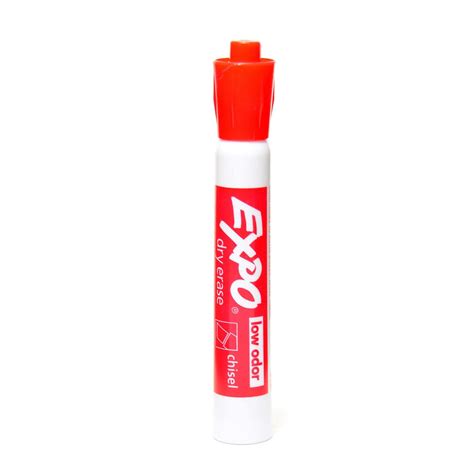 Expo Red Low Odor Dry Erase Markers Pack Of 6