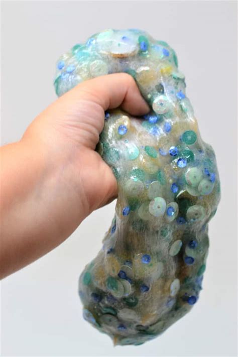 Elmers Glue Mermaid Slime Recipe An Easy Summer Kids Craft Diy Crafts