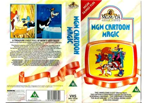 Mgm Cartoon Magic On Mgmua United Kingdom Vhs Videotape