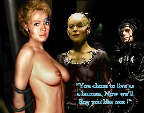 Post 1493254 Alice Krige Borg Borg Queen Fakes Jeri Ryan Seven Of Nine Star Trek Star Trek Voyager