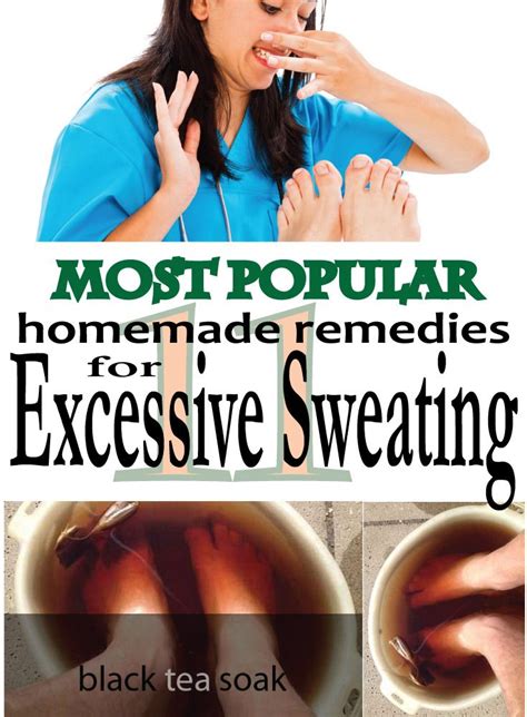 11 Most Popular Homemade Remedies For Excessive Sweating Excessive