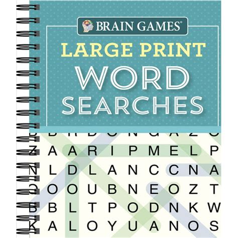 Brain Games Brain Games Large Print Word Searches Teal Other