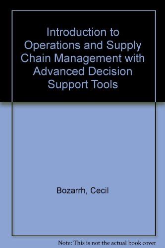 Introduction To Operations And Supply Chain Management By Bozarth