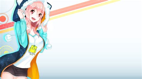 Pink Hair Super Sonico Anime Anime Girls Wallpaper And