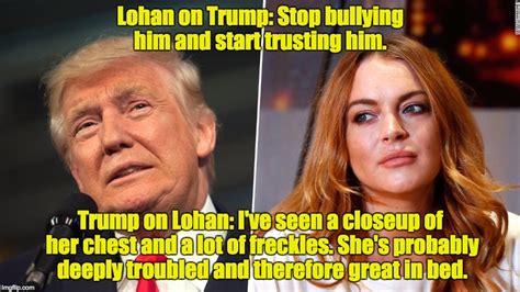 Lohan And Trump Imgflip