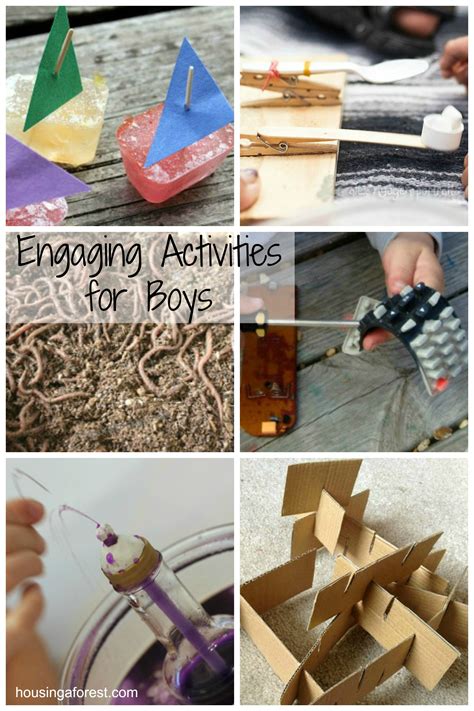 Engaging Activities For Boys | Housing a Forest