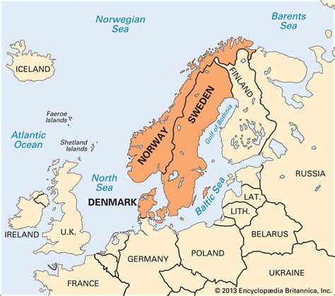 Scandinavia Definition Countries Map And Facts Britannica
