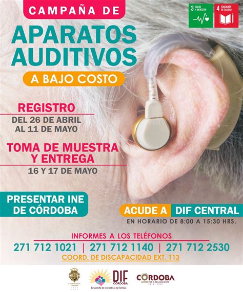 Campaña de aparatos auditivos a bajo costo H Ayuntamiento de Córdoba Veracruz