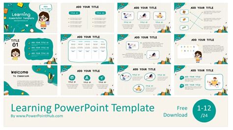 Learning Powerpoint Template Powerpoint Hub