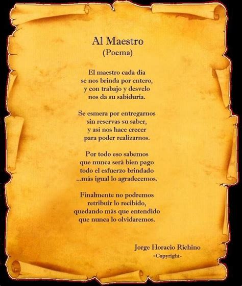 Almaestro Poemas Para Maestros Feliz Dia Del Maestro D A De Los Maestros