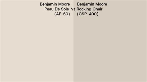 Benjamin Moore Peau De Soie Vs Rocking Chair Side By Side Comparison