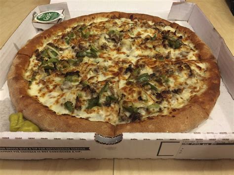 Papa Johns Philly Cheesesteak Pizza Review Business Insider