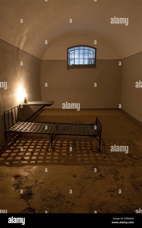 Old Jail Cell Interior In The Prison Of Peter And Paul Fortress In
