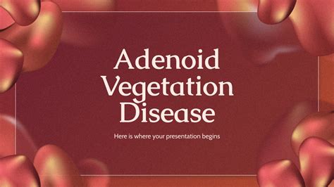 Vegetação adenoide Google Slides e PowerPoint
