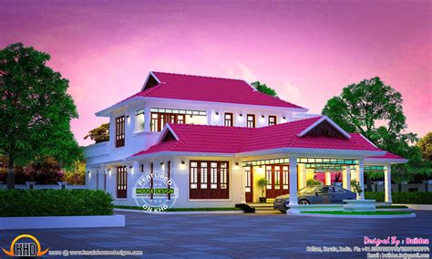 Kerala House Plan With Veranda Amazing House Plan