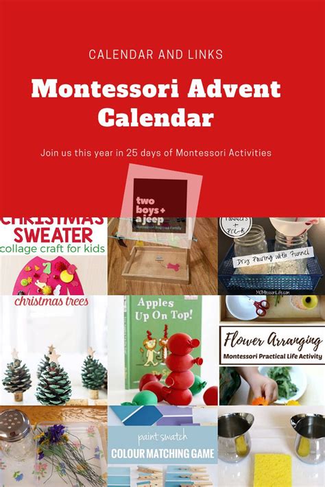montessori advent calendar montessori activities montessori practical life practical life